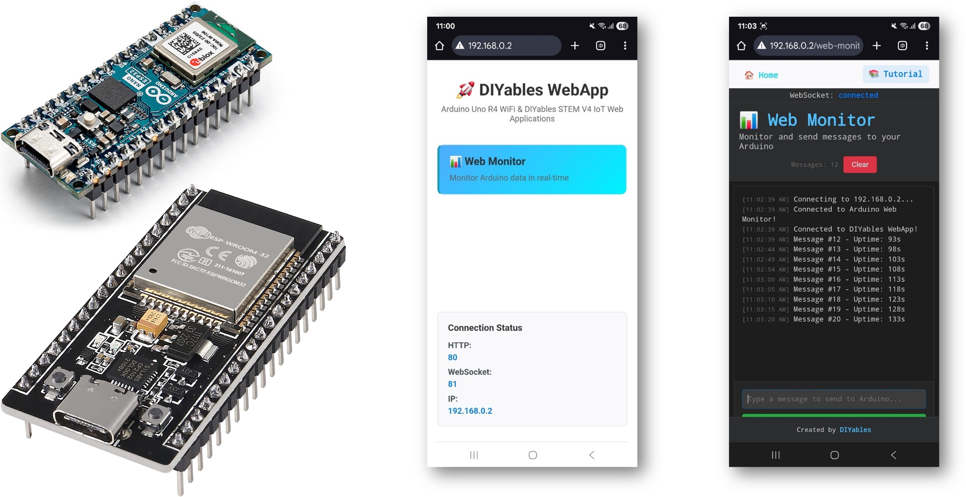 Arduino WebMonitor Example - Web-based Serial Monitor Tutorial
