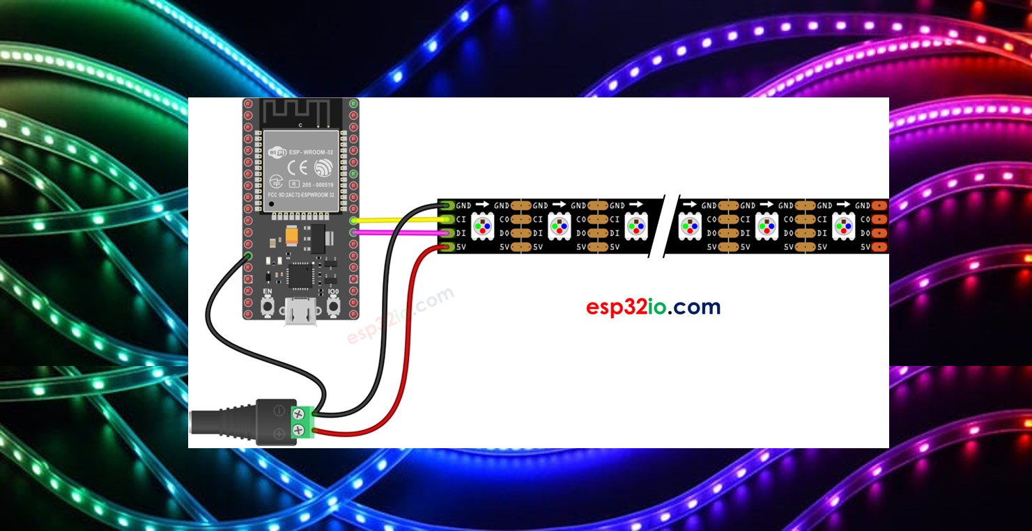 ESP32 - Dotstar LED Strip | ESP32 Tutorial