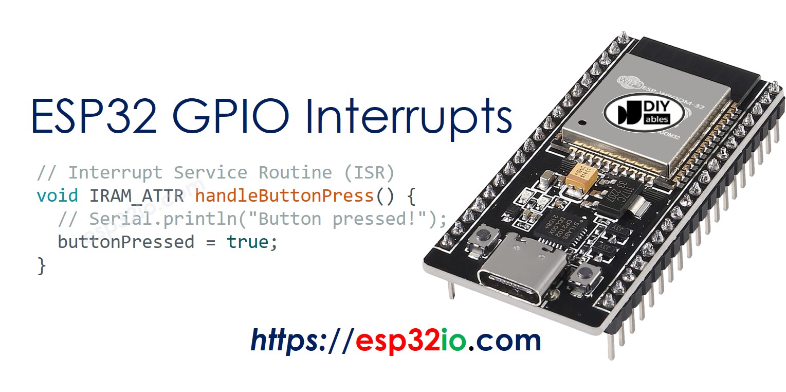 ESP32 GPIO Interrupt