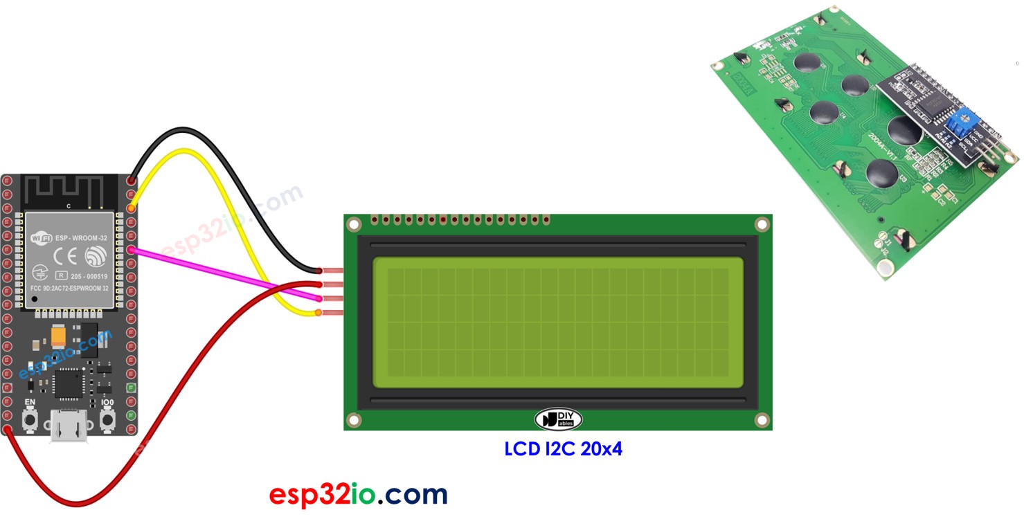 ESP32 - LCD 20x4