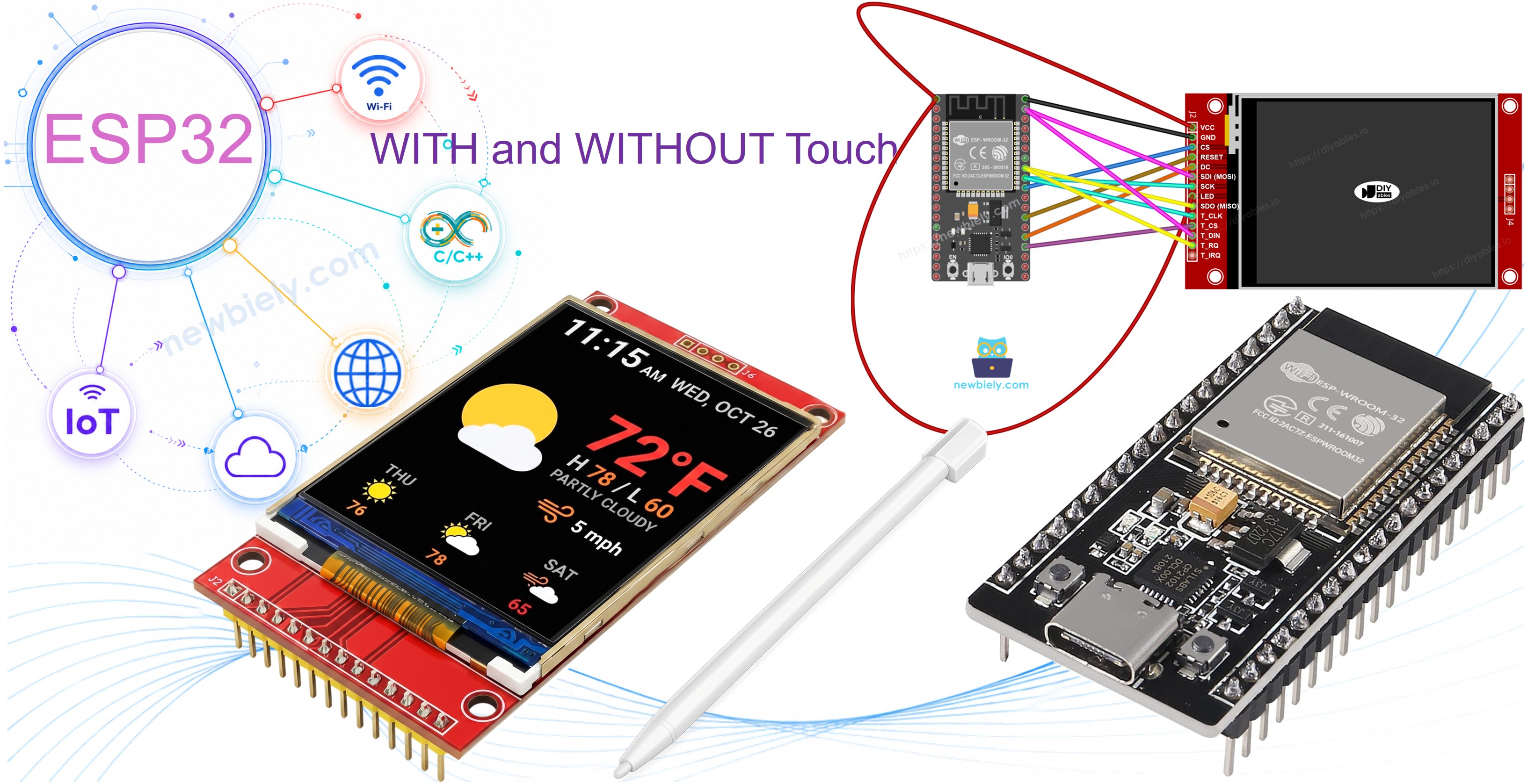 ESP32 TFT SPI Display