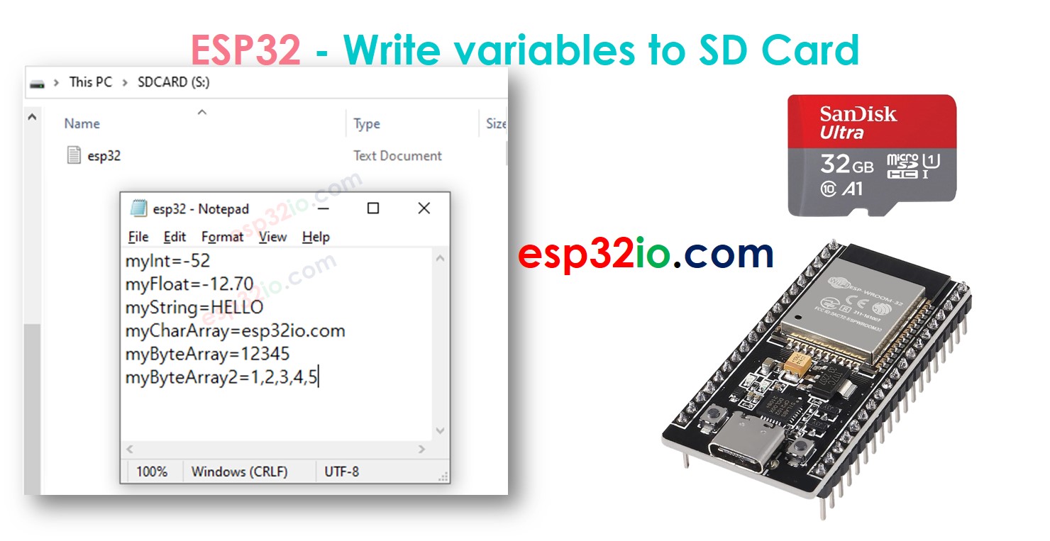 ESP32 Micro SD Card