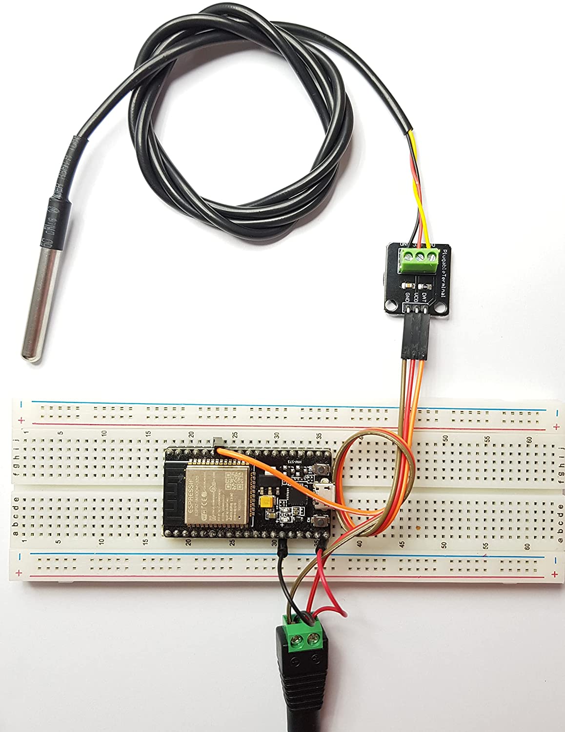 Ds18b20 Esphome Wiring Esp32c3 Interfacing Esp32 And Ds18b20