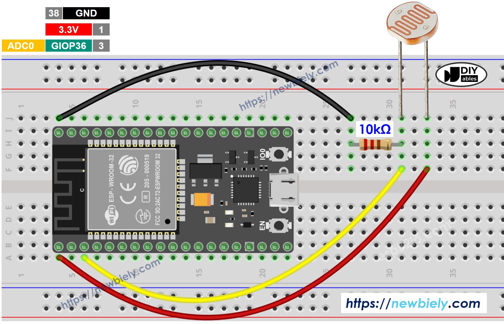 Fritzing Esp32