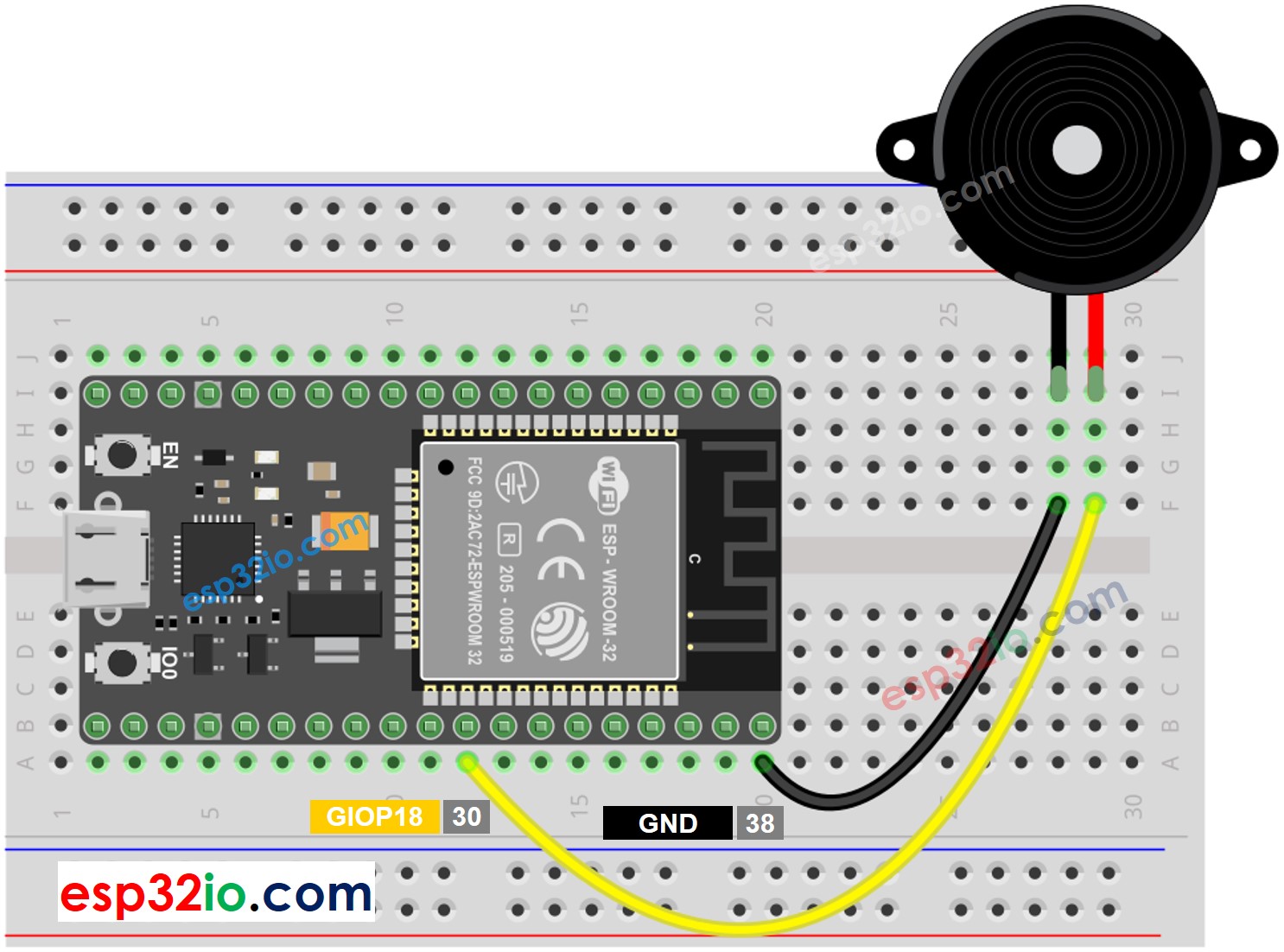 Led Buzzer Circuit Diagram