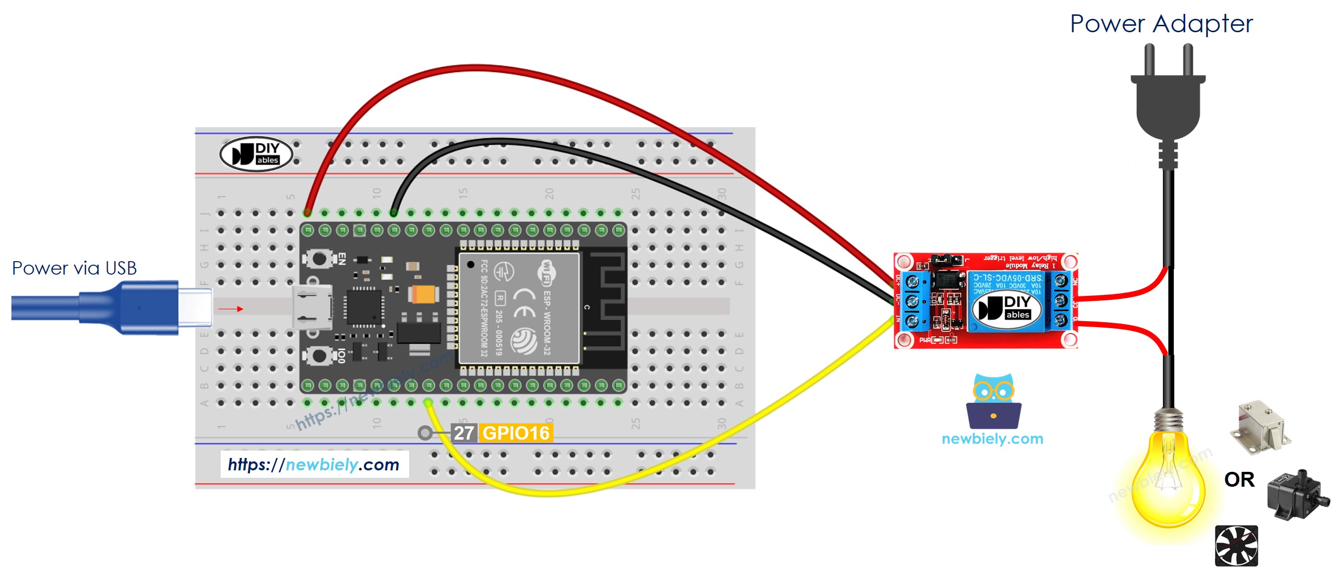 Módulo Relay 2CH 12VDC