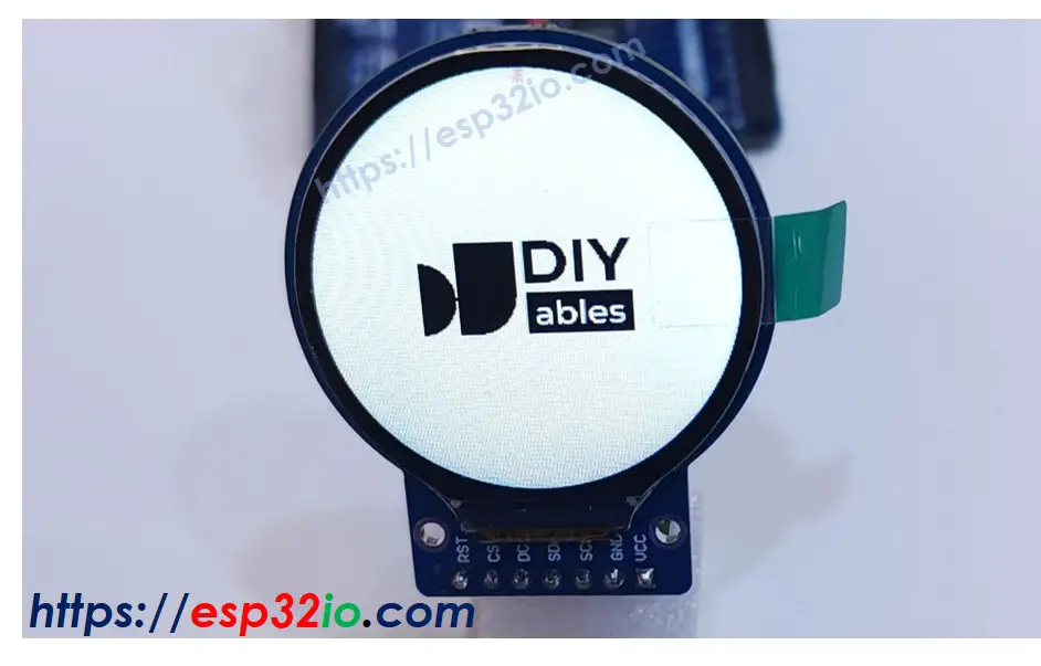 ESP32 Round Circular TFT LCD Display Screen display image