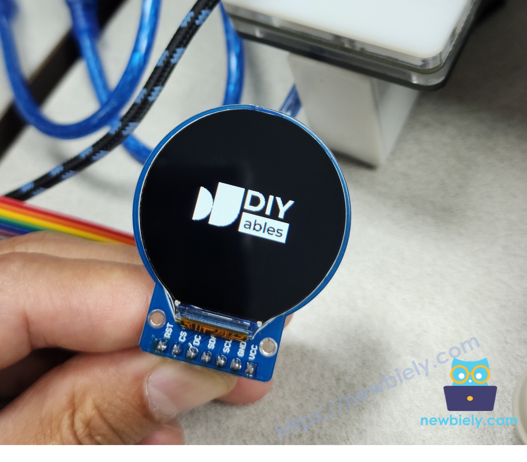 ESP32 Round Circular TFT LCD Display Screen display image