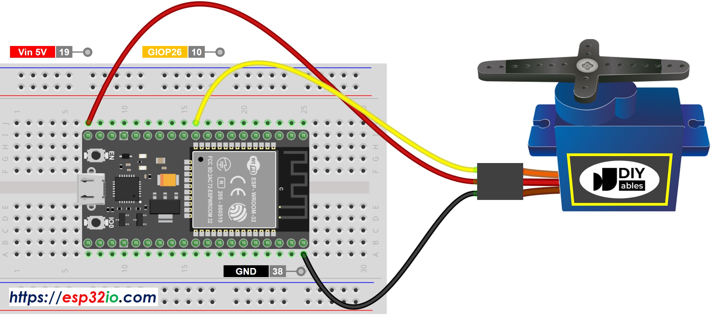 ESP32 - Controls Servo Motor via Web | ESP32 Tutorial